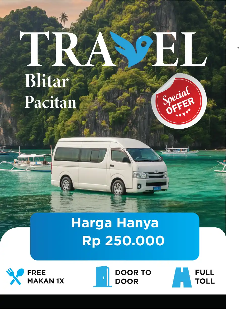 Travel Blitar Pacitan | Layanan Antar Jemput Tepat Waktu!