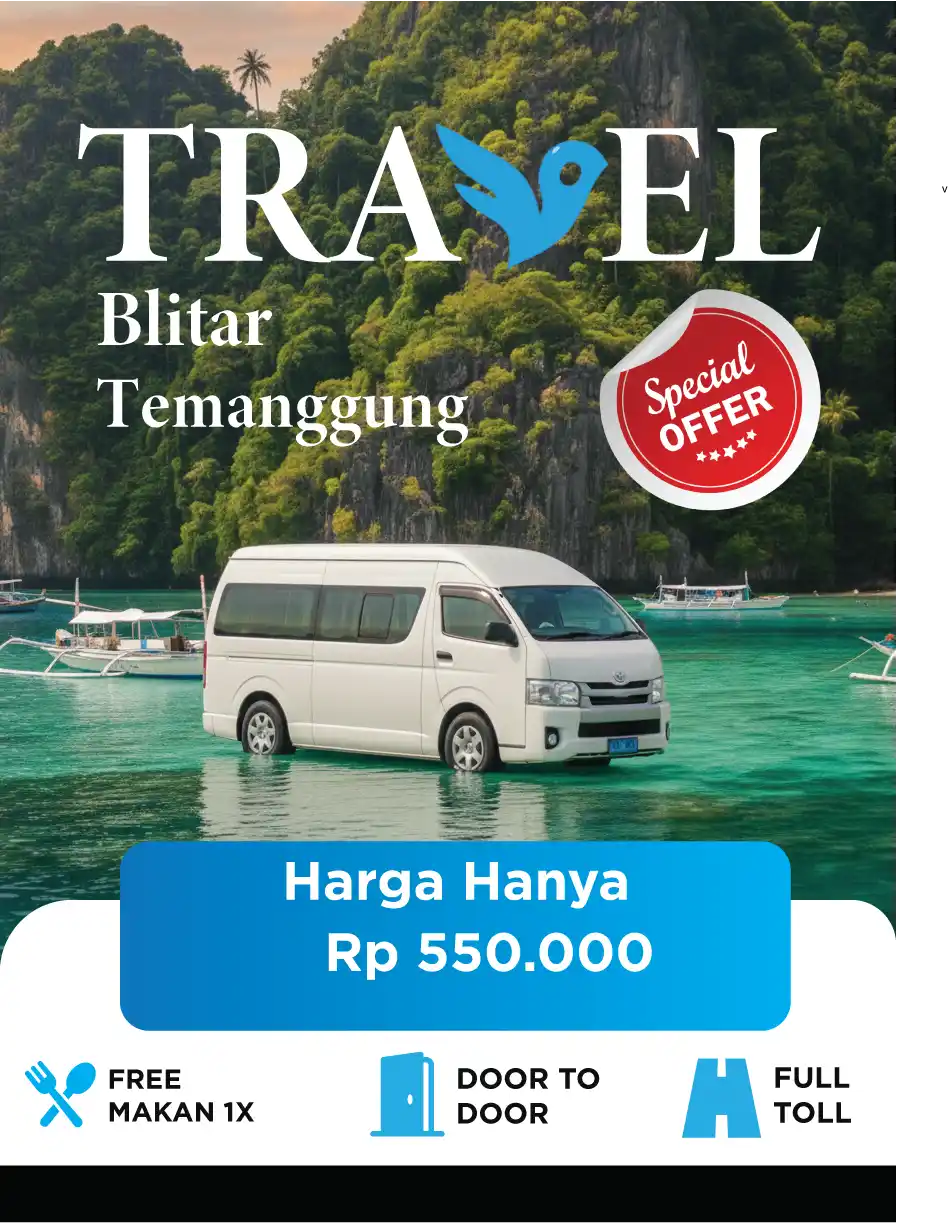 Travel Blitar Temanggung | Layanan Antar Jemput Tepat Waktu!