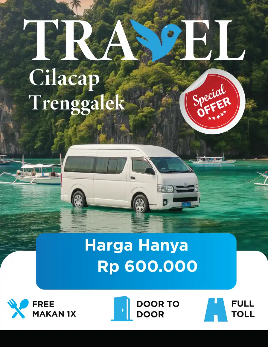 Travel Cilacap Trenggalek | Armada Nyaman, Berangkat Tiap Hari!