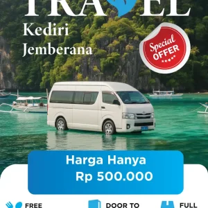 Travel Kediri Jemberana | Nyaman, Murah, dan Tepat Waktu!