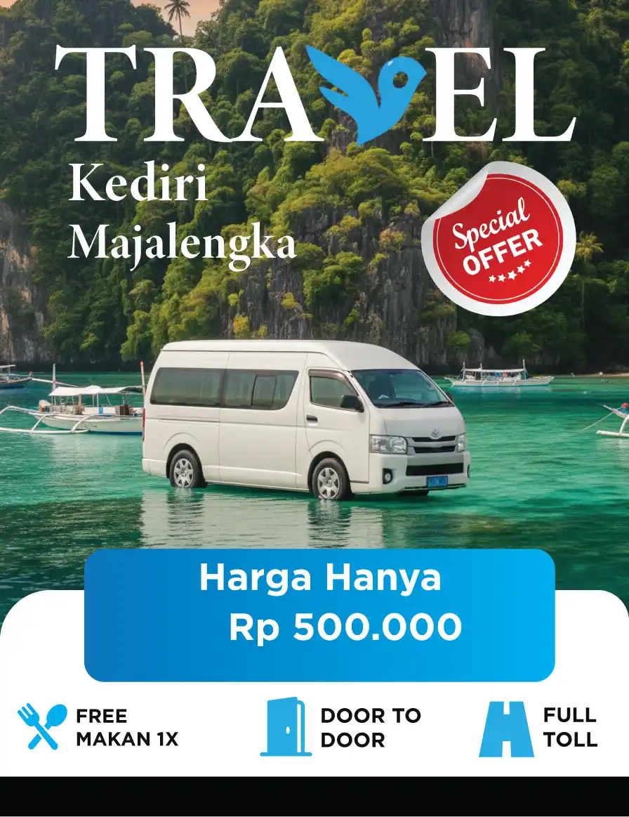 Travel Kediri Majalengka | Rute Lengkap & Harga Kompetitif!